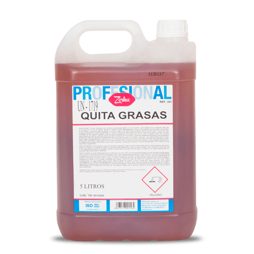 ZORKA PROFESIONAL QUITAGRAS 5 LTR C/4 LIMPIAGRASA